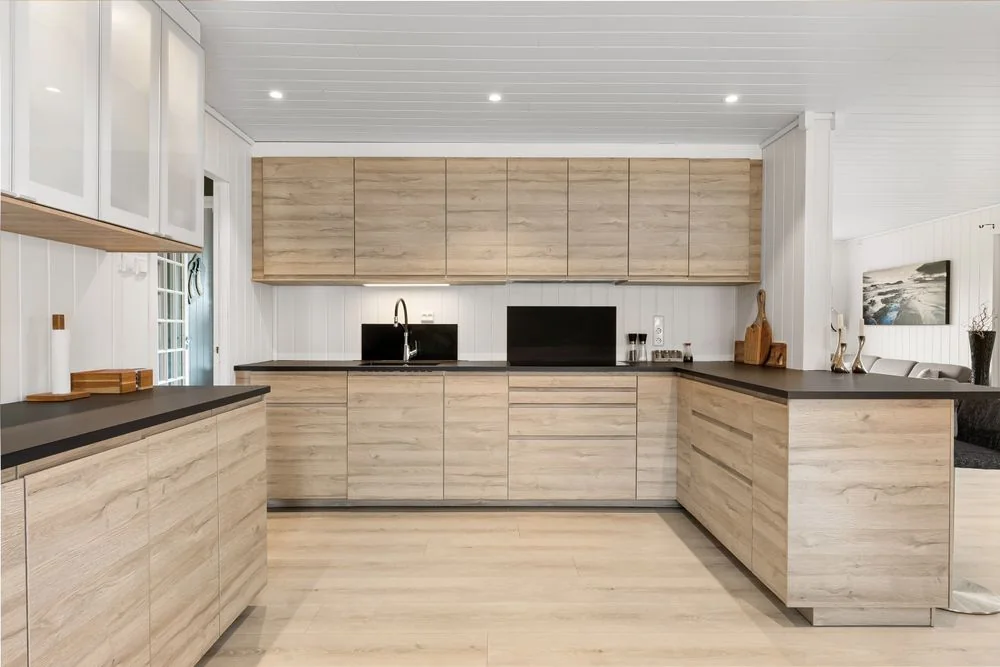 Immaculate modern kitchen showcasing premium property care standards