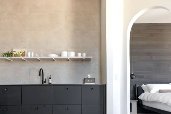 Sleek kitchen architecture